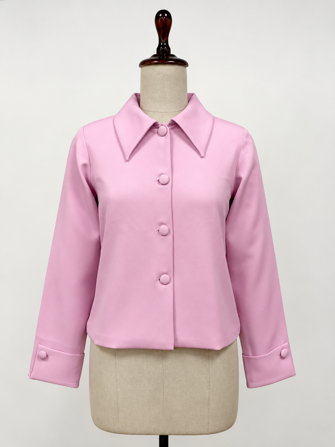 The Effortless Shacket – Blush Pink