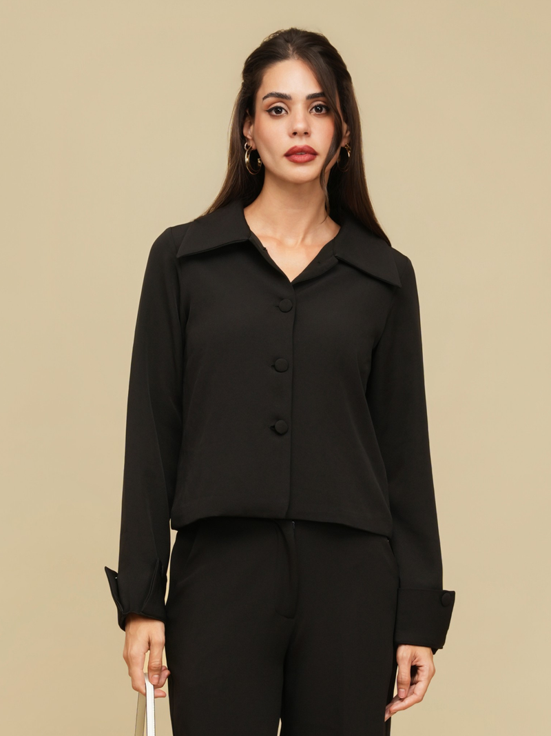 The Effortless Shacket – Black