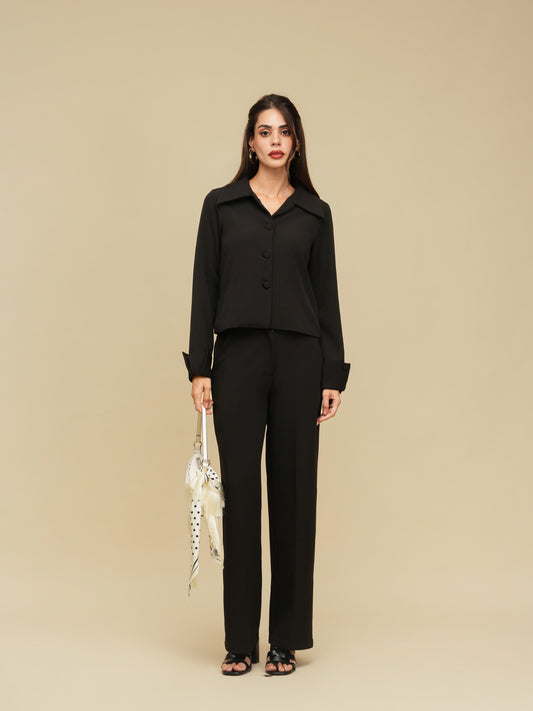 The Effortless Shacket – Black